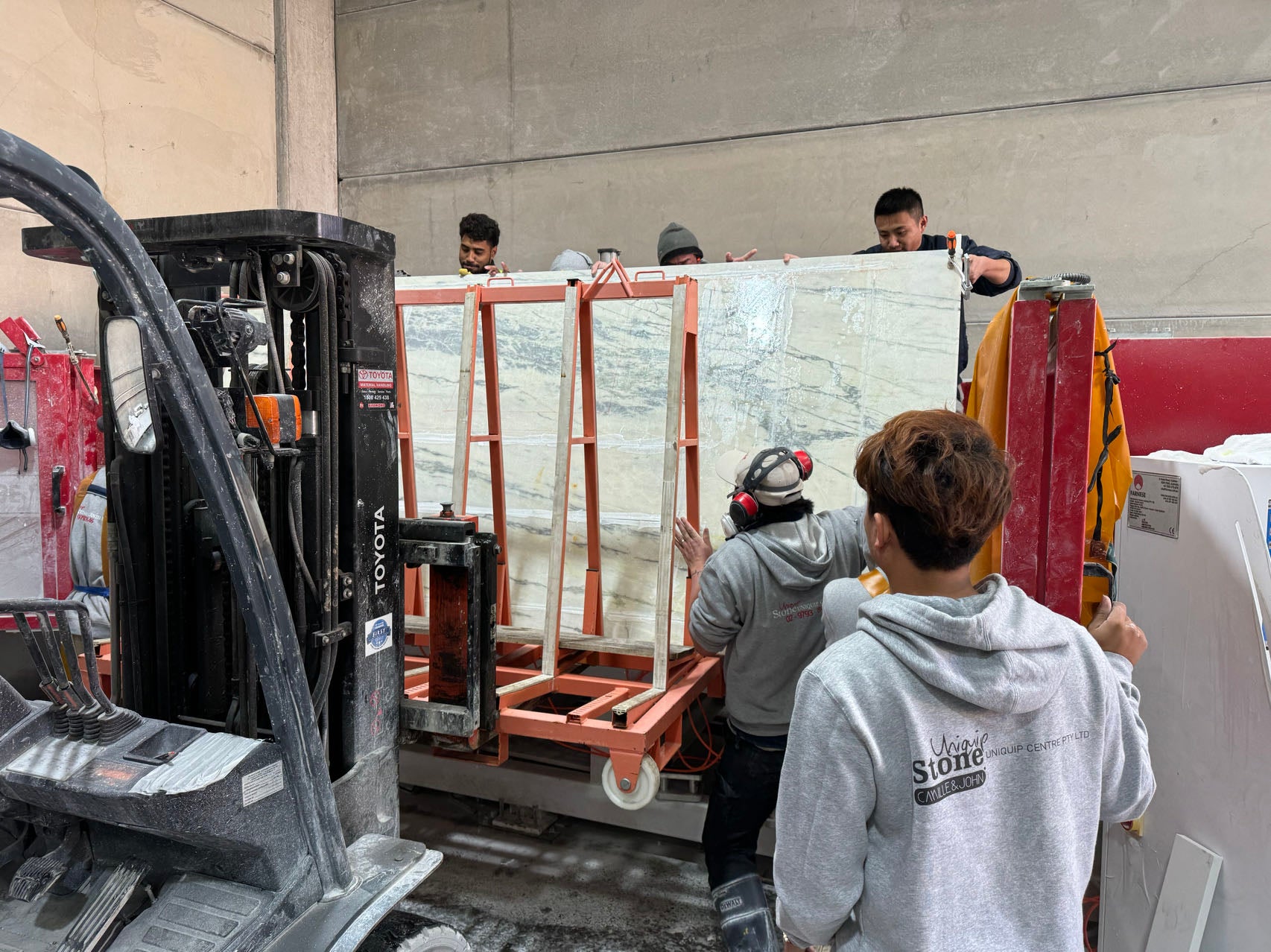 Uniquip Stone Installation