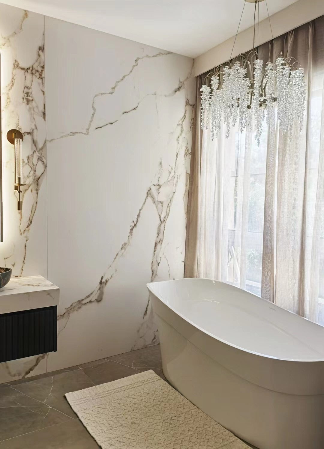 Bathroom Beige Bathtub
