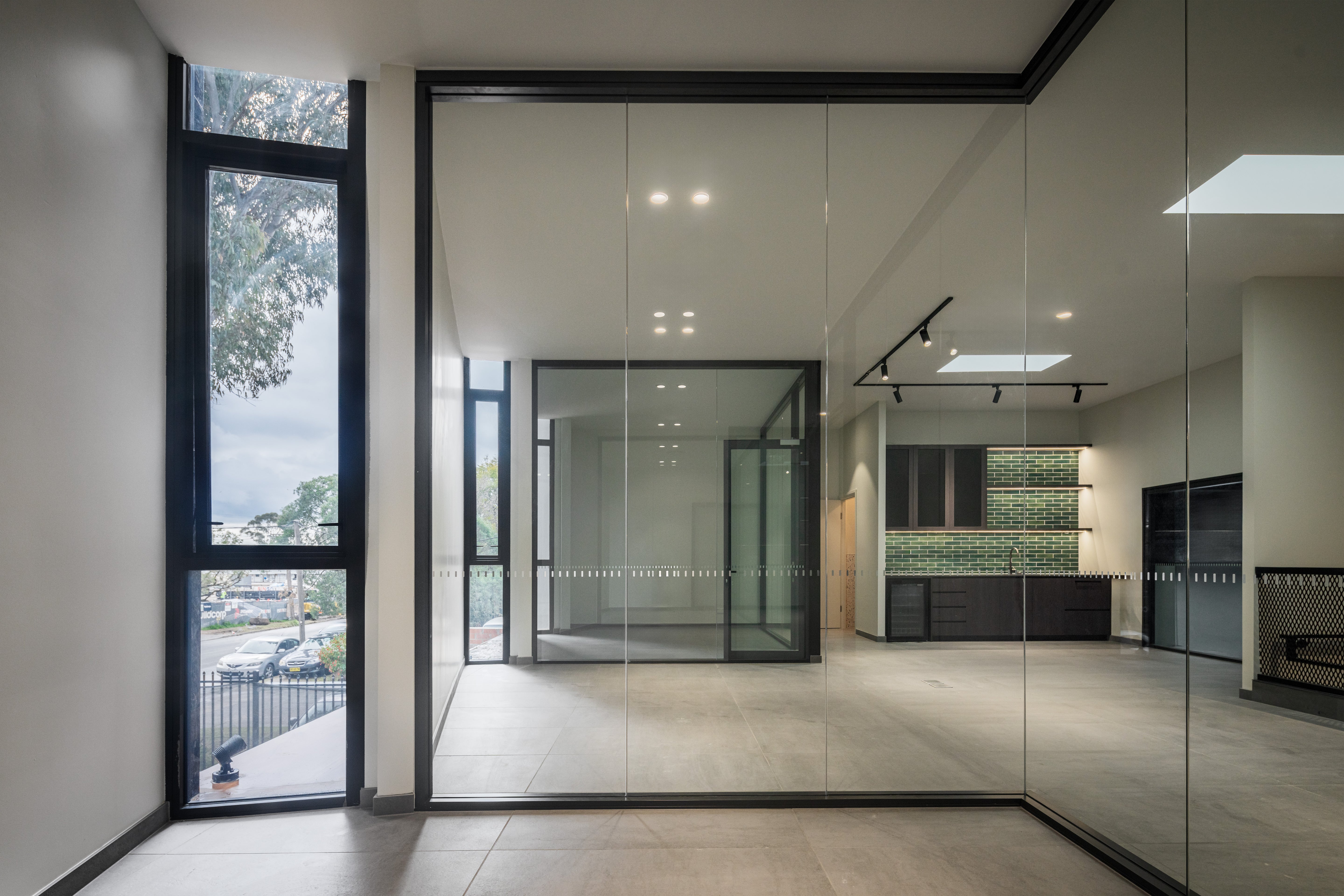 The second-floor office of the Uniquip Stone factory.
